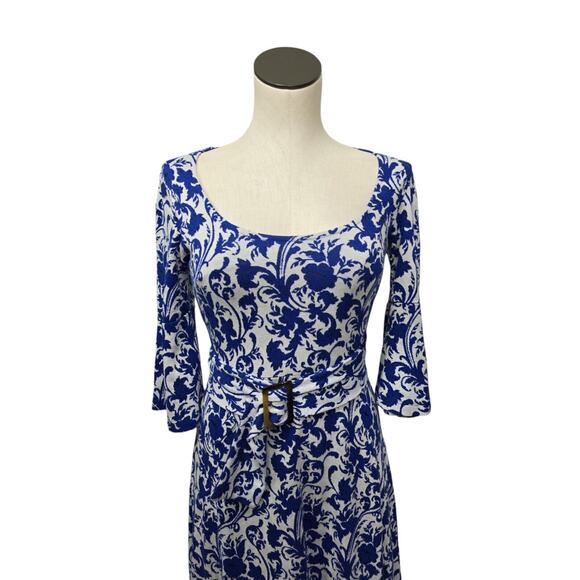 Anthropologie Leonie Dress by Maeve Bell Sleeve Artsy Floral Print Size XS - Picture 8 of 14